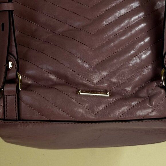 Rebecca Minkoff NEW Edie Flap Quilted Leather  Backpack Bag Tote Rare Pink Gold - Picture 13 of 16